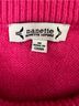 NANETTE Nanette Lepore 100% Polyester Graphic Pink Pullover Sweater Size M - photo 3