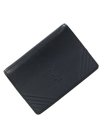 Saint Laurent Saint Laurent Wallet/Coin Case, Black Leather, Mini Wallet, Compact YSL Old SAINT LAURENT (view 1)