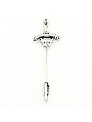 Balenciaga Balenciaga Brooch Goth Sword 741479 Silver Brass Pin GOTH SWORD Men's BALENCIAGA (view 2)