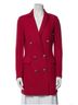 St. John Solid Red Blazer Size 2 - photo 6