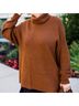 Free People Brown Pullover Sweater Size S - photo 4