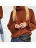 Free People Brown Pullover Sweater Size S - photo 3