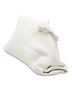 Bottega Veneta 100% Leather White Leather BV Trine Angular Clutch One size - photo 3