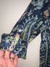 Dolma 100% Cotton Paisley Multi Color Long Sleeve Button-Down Shirt Size L - photo 8