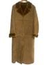 Brandon Thomas 100% Suede 100% Acrylic Solid Tan Trenchcoat Size L - photo 1