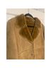 Brandon Thomas 100% Suede 100% Acrylic Solid Tan Trenchcoat Size L - photo 3
