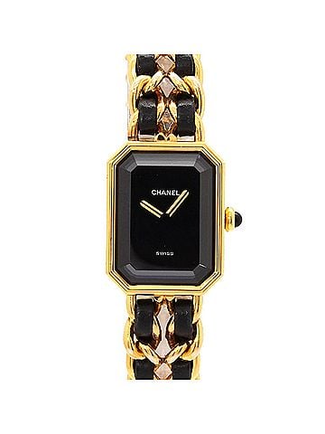 Chanel Chanel Premiere Large Size H0001 Women's Watch Black Gold Quartz (view 1)
