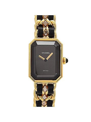Chanel Chanel Premiere Large Size H0001 Women's Watch Black Gold Quartz (view 1)