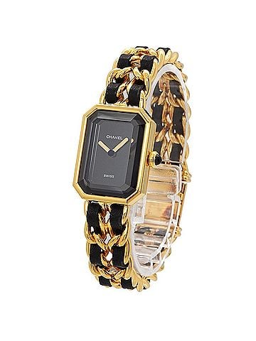 Chanel Chanel Premiere Large Size H0001 Women's Watch Black Gold Quartz (view 2)