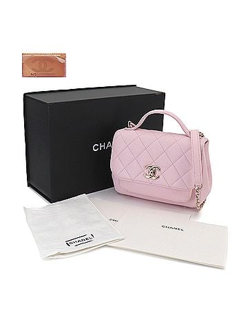 Chanel Chanel Matelasse Affinity Small 2-way Hand/Shoulder Handbag, Caviar Leather, Pink, A93749 Business Bag (view 2)