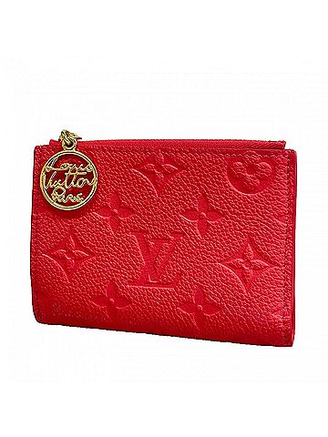 Louis Vuitton Louis Vuitton Monogram Empreinte Portefeuille Lisa Wallet M28271 Strawberry Pink Women's (view 1)