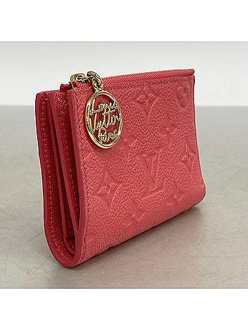 Louis Vuitton Louis Vuitton Monogram Empreinte Portefeuille Lisa Wallet M28271 Strawberry Pink Women's (view 2)