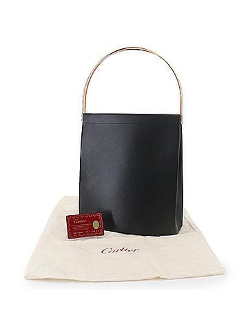 Cartier Cartier Trinity Handbag, Leather, Black, Three Colors (view 2)