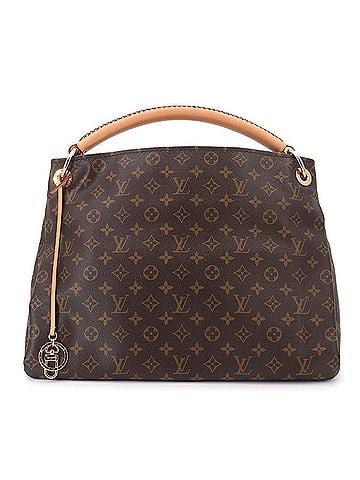 Louis Vuitton Artsy MM Louis Vuitton Monogram Shoulder Handbag Brown M40249 Gold Hardware (view 1)
