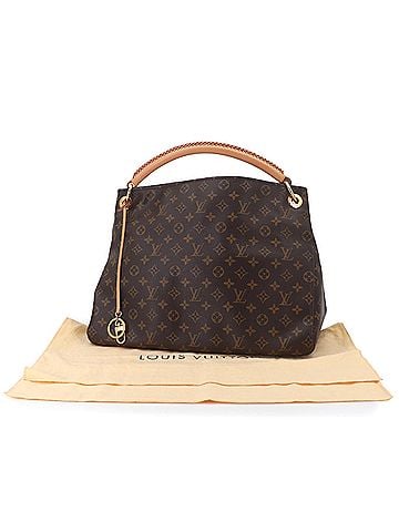 Louis Vuitton Artsy MM Louis Vuitton Monogram Shoulder Handbag Brown M40249 Gold Hardware (view 2)