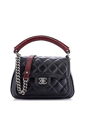 Chanel Prestige Flap Bag Quilted Calfskin Medium (view 1)