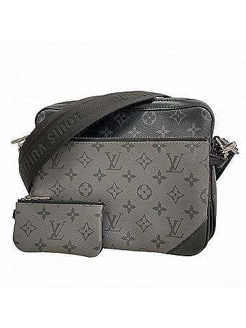 Louis Vuitton Louis Vuitton Monogram Eclipse Reverse Trio Shoulder Bag M69443 Black Grey Men's (view 1)