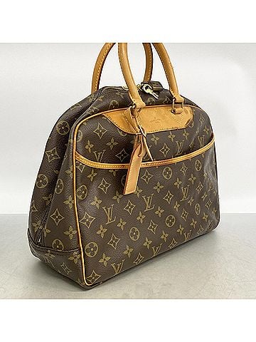 Louis Vuitton Louis Vuitton Monogram Deauville Handbag M47270 Brown Women's (view 2)