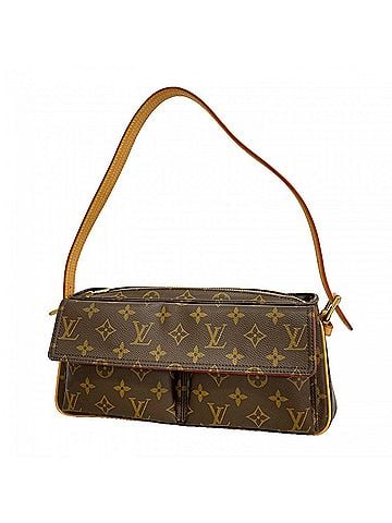 Louis Vuitton Louis Vuitton Monogram Vivacite MM Shoulder Bag M51164 Brown Women's (view 1)