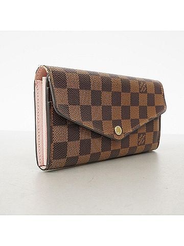 Louis Vuitton Louis Vuitton Damier Portefeuille Sarah Long Wallet N60114 Rose Ballerine (Women's) (view 2)