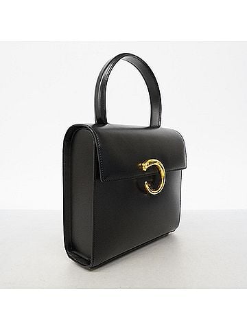 Cartier Cartier Panthère Leather Handbag, Black, 2-way Bag for Women (view 2)