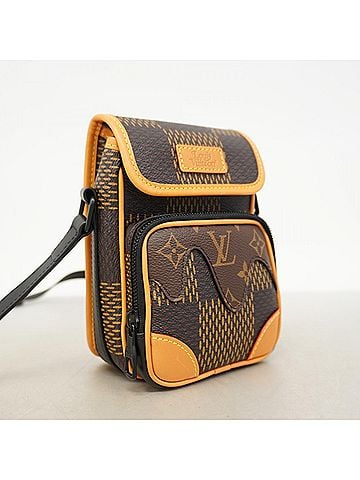 Louis Vuitton Louis Vuitton Damier Giant Shoulder Bag, NIGO Design, Amazon, N40357, Brown, Men's (view 2)