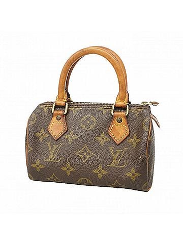Louis Vuitton Louis Vuitton Monogram Mini Speedy Handbag M41534 Brown Women's (view 1)