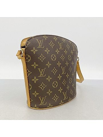 Louis Vuitton Louis Vuitton Monogram Druot Shoulder Bag M51290 Brown Women's (view 2)