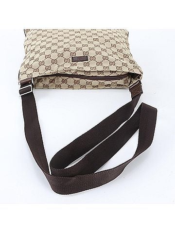 Gucci Gucci GG Canvas 132999 Leather Shoulder Bag, Crossbody Messenger Bag for Men (view 2)
