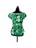 Studio Y Floral Green Black T-Shirt Size M - photo 2