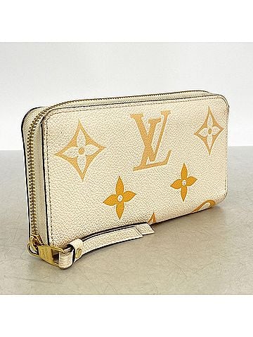 Louis Vuitton Louis Vuitton Monogram Empreinte By the Pool Zippy Wallet M80402 Cream Saffron Women's Long P2998795 (view 2)