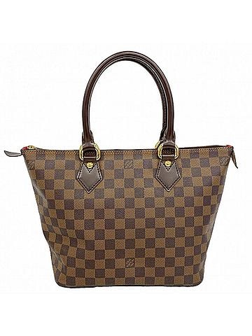 Louis Vuitton Louis Vuitton Damier Saleya PM Tote Bag N51183 Ebene Women's P2984536 (view 1)