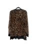 Chico's Animal Print Leopard Print Brown Black Cardigan Size XXL - photo 2