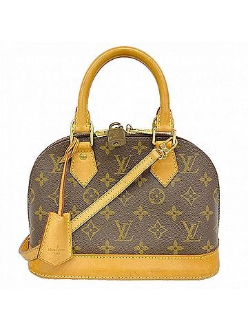 Louis Vuitton Louis Vuitton Alma BB Monogram Handbag M53152 Brown 2-way bag for women P2949471 (view 1)