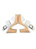 Charlotte Stone 100% Leather Snake Print White Tan Sandals Size 10 - photo 4