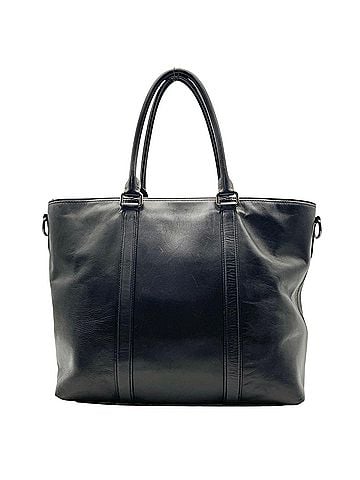 Coach COACH 1941 Zip Glove-Tanned Leather Tote Bag, Black with Silver Hardware, Men's & Women's, 55564 S88 (view 2)