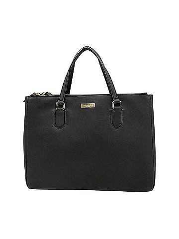 Kate Spade New York Kate Spade NEW YORK Tote Bag, Saffiano Leather, Black, Gold Hardware, Women's (s94) (view 2)