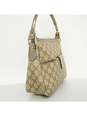 Gucci Gucci GG Supreme handbag, 190258, brown champagne, women's, P3052085 (view 2)