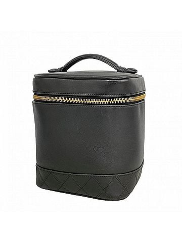 Chanel Chanel Bicolore Lambskin Handbag/Vanity Bag, Black, Women's, P3032354 (view 1)