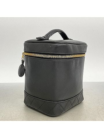Chanel Chanel Bicolore Lambskin Handbag/Vanity Bag, Black, Women's, P3032354 (view 2)