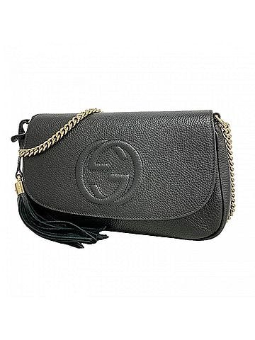 Gucci Gucci Soho Shoulder Bag 536224 Leather Black Women's P3032045 (view 1)