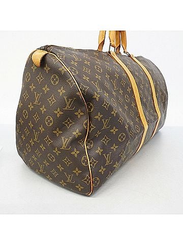 Louis Vuitton Louis Vuitton Bag/Boston Bag Monogram Keepall 55 M41424 Brown Men's/Women's P3025776 (view 2)
