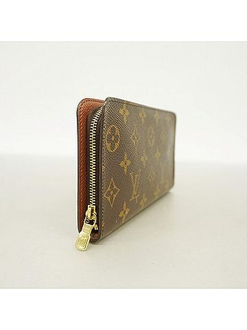 Louis Vuitton Louis Vuitton Monogram Portemonnaie Zip Long Wallet M61727 Brown Women's P3025232 (view 2)