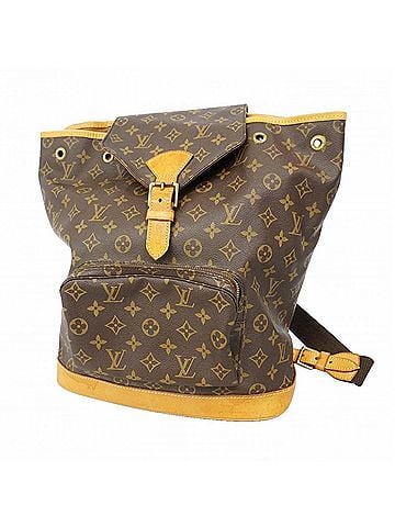 Louis Vuitton Louis Vuitton Monogram Montsouris GM Backpack/Daypack M51135 Brown Women's P3022611 (view 1)