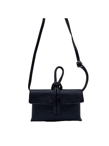 Borse in Pelle KnottedLoop Leather Shoulder Bag (view 1)