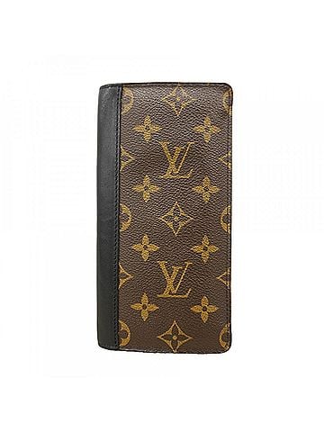 Louis Vuitton Louis Vuitton Monogram Macassar Portefeuille Tanon Long Wallet M93800 Brown Men's P3021826 (view 1)