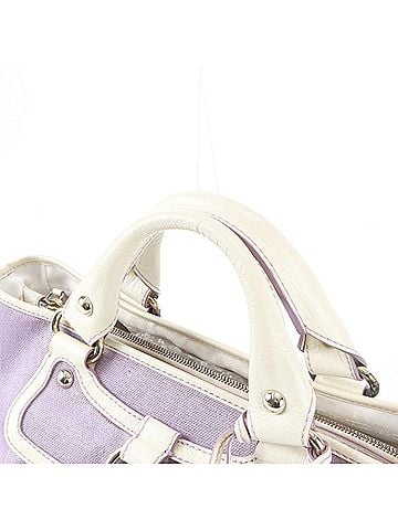 Céline Celine Boogie Handbag, Leather & Canvas Tote Bag, Triomphe, Women's (view 2)