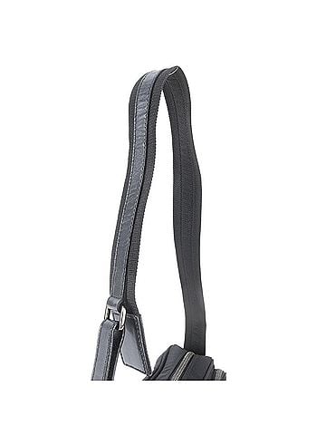 Gucci Gucci 001 3335 Leather Nylon Shoulder Bag Messenger Tote Black Men's (view 2)