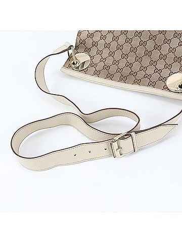 Gucci Gucci GG Canvas 120841 Leather Shoulder Bag, Crossbody Messenger Bag for Men (view 2)