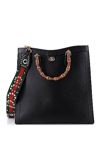 Gucci Diana NM Bamboo Handle Tote Leather Large (view 1)